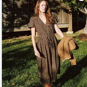NWT CHRISTY DAWN The Dawn Dress | Carob Leaf Ditsy